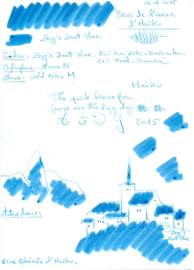 Peggs Pant Blue ink Haiku