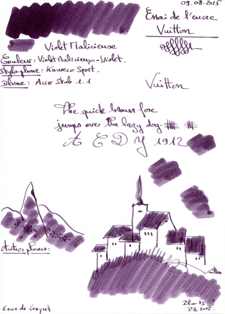 Violet malicieux Ink Louis Vuitton