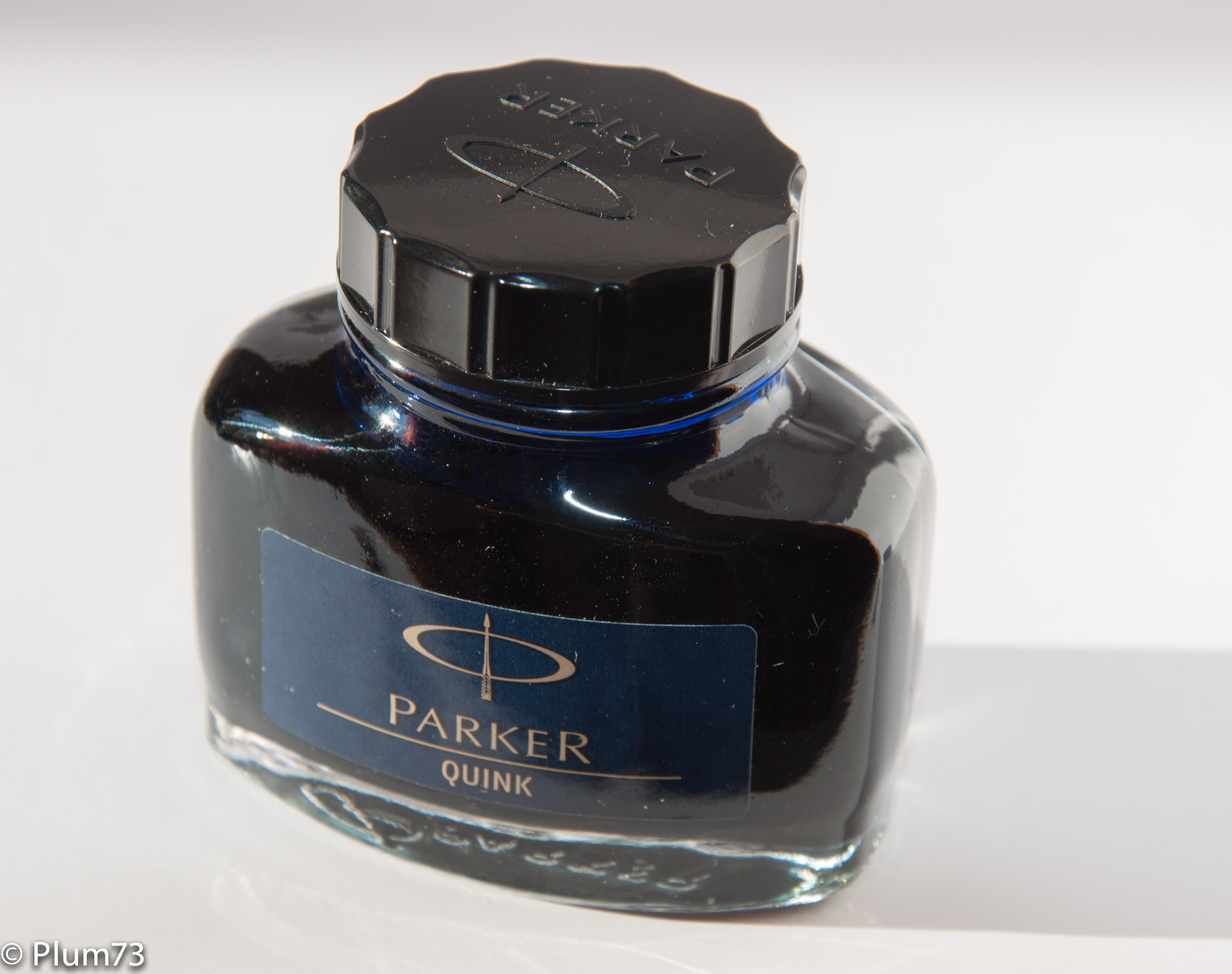 Parker Classique Acier Inoxydable CT Stylo à Bille Chrome Bord Neuf Bleu Fin Ink 