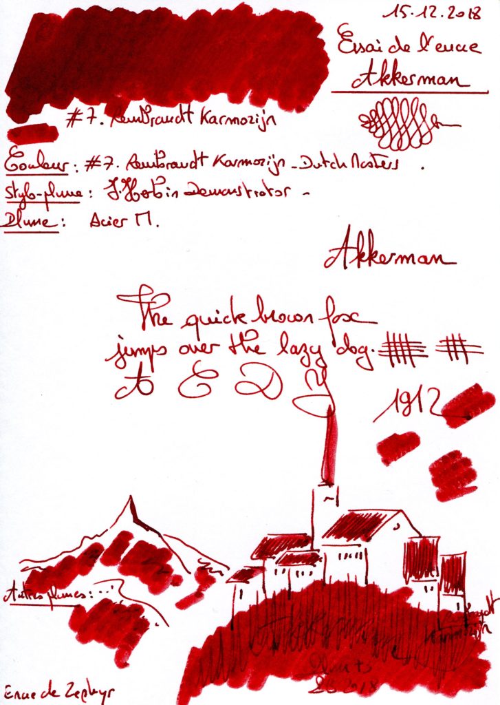 Rembrandt Karmozijn Dutch Masters #7 Ink Akkerman