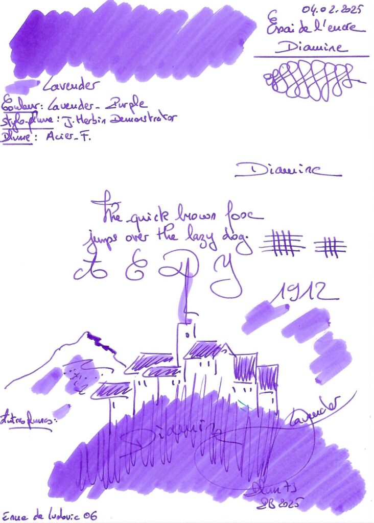 Lavender Ink Diamine