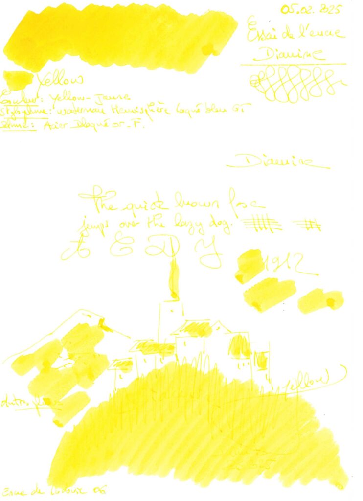 Yellow Ink Diamine